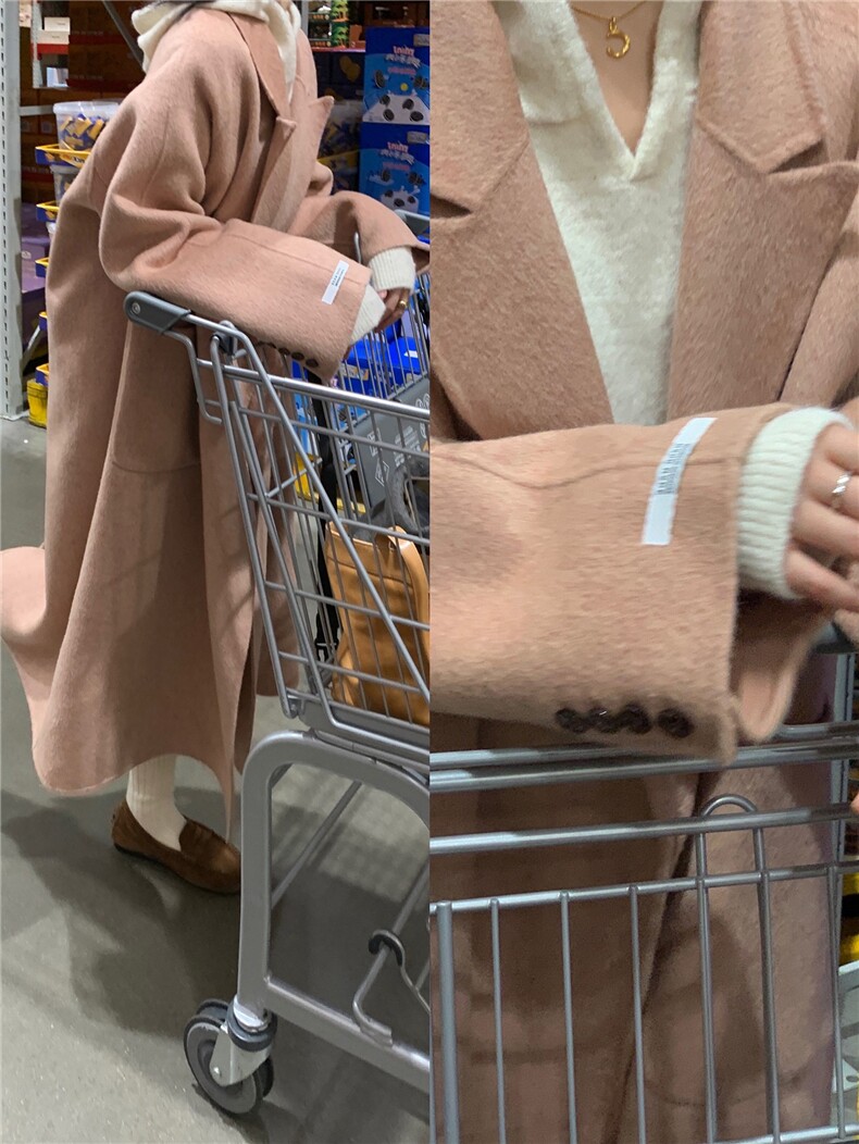 连衣裙女秋冬2024秋冬款连帽洋气慵懒宽松软糯针织裙,女装连衣裙,思途羊绒