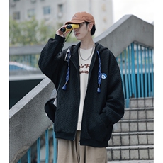 citboy酒店秋冬大麻花开衫连帽高品质卫衣夹克外套WK221-P60控88，男装夹克，电商B370