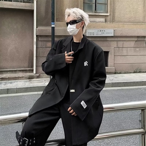 西装外套男士秋季ins小众痞帅休闲西服宽松潮流韩版制服W5265-P63图片