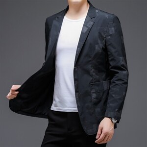 BGW721男式2021初秋薄款西装男西服外套修身商务休闲男P138，男装西服，电商B360