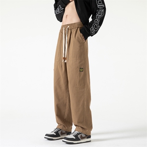 港风 抖音品质大码休闲裤工装裤长裤直筒裤A014-DY2173-P55控78图片