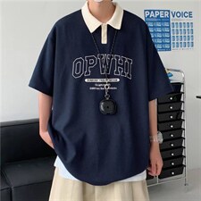 夏季潮男士短袖t恤男潮流上衣情侣半袖体恤POLO衫T5554P30,男装T恤,星座1116-2