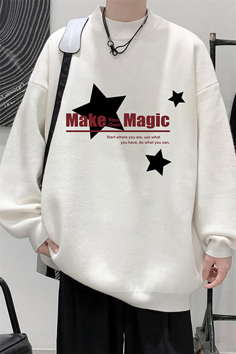 8XL半高领毛衣男大码胖子针织衫毛线衣M18379-P45加绒款-P65,男装针织衫/毛衣,电商A040