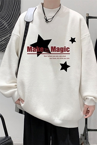 8XL半高领毛衣男大码胖子针织衫毛线衣 M18379-P45 加绒款-P65图片
