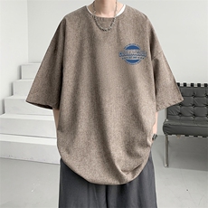 风复古亚麻短袖男棉麻t恤男半袖ZT71395-P35，男装T恤，电商A040