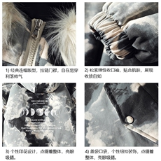 MC49135-P135日系潮衣男大码派克服男工装服外套袄，男装棉衣，电商A040A