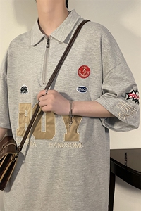 港风黄 电商A088-DP305-TP40 95聚酯纤维5氨纶 夏款短袖T恤 控68图片