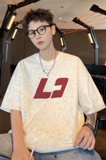 ！2026夏季新款男士发泡立体印花潮牌碎花短袖T2530特P28，男装T恤，电商B220