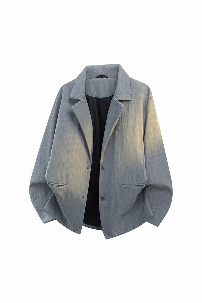 韩版A字廓形西装休闲外套男翻领西服JK2235-P75,男装西服套装,星座210-1