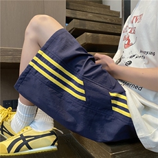 藏青黄条