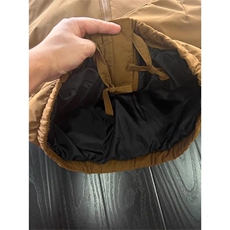 现货冬季美式休闲加厚雪山外套夹克立领纯色三防户外工装棉服，男装夹克，电商A486