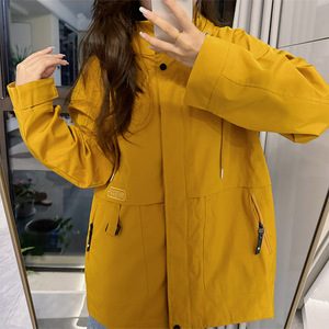 三合一玫瑰的故事同款户外冲锋衣外套工装登山服   C836-P115-160图片