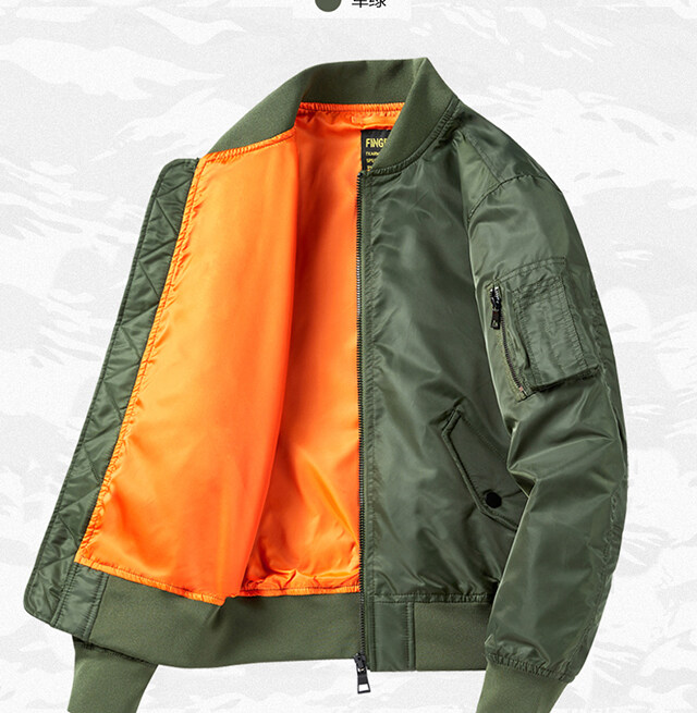 主推款：外套男飞行员夹克廓版教练春秋冬大码工装机车服棒球服衣,男装夹克,星座210-5(原414-2)