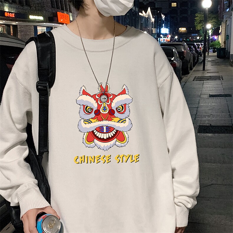 M67185-P45 加绒款-P65圆领毛衣男大码针织衫男毛线衣线衫图片