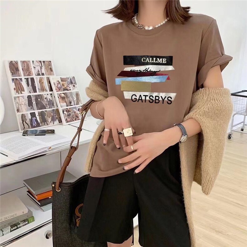 2021/秋/短袖T恤，女装T恤，潘朵拉