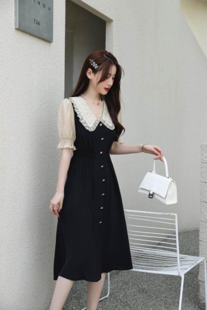 2022夏装新款韩版时尚连衣裙，女装连衣裙，衣佳佰分(1F)