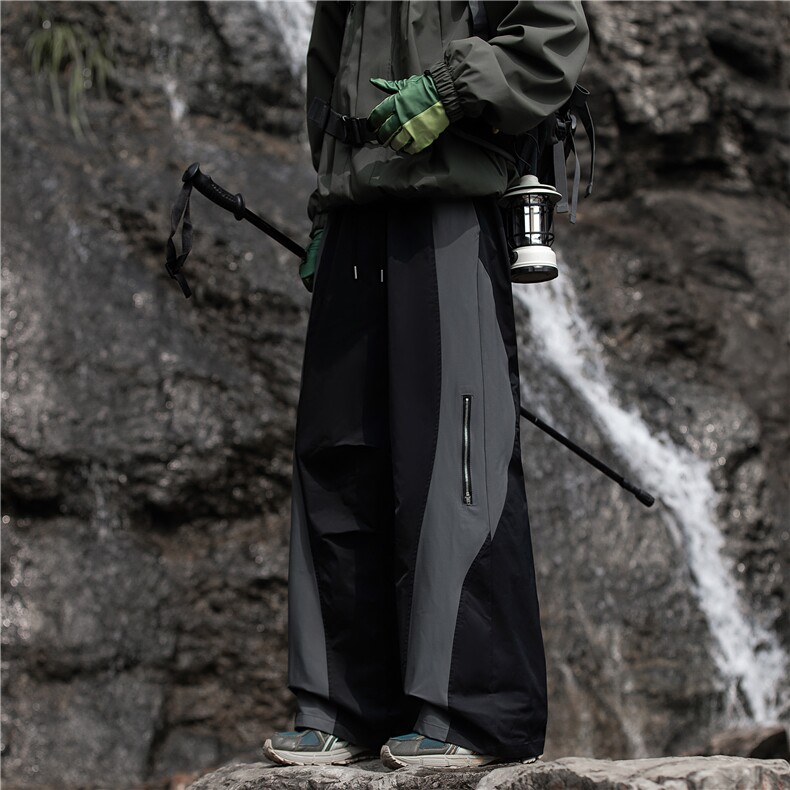 2025秋季山系户外机能拼色设计休闲冲锋裤B315-K25326-特p35控68,男装休闲裤,电商B315