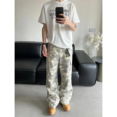 【有货】美式复古迷彩裤男款春秋潮牌痞帅炸街裤子B0013LL-特P60，男装休闲裤，星座1007（原301D）