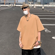 C342-P292024夏季新款设计感潮牌短袖男宽松百搭休闲上衣现货，男装T恤，星座512-6