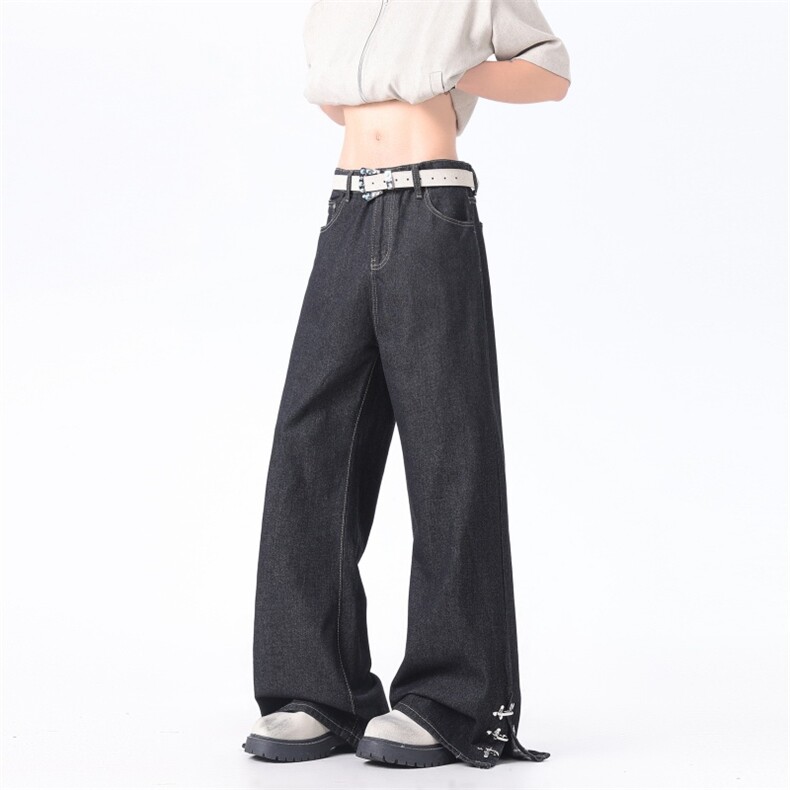 XZ-221-1/K1511/P58美式复古飞机扣设计感宽松丹宁牛仔裤，男装牛仔裤，星座221-1