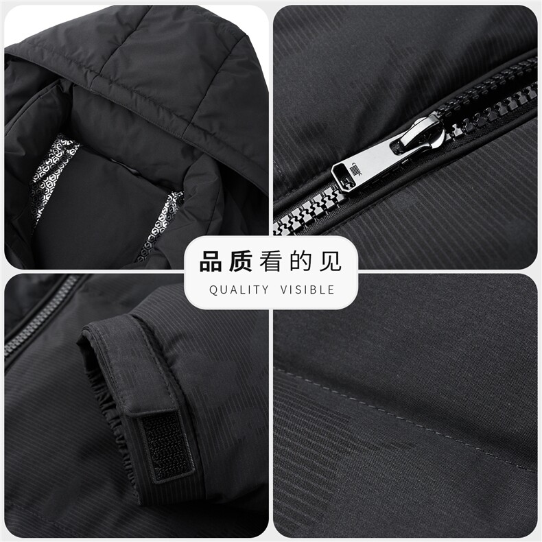 2025新款冬季男士90%白鸭绒迷彩羽绒服大衣加厚304克羽绒服外套,男装羽绒服,钱塘723