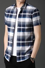 C68212021年夏季新款男式短袖衬衫男商务休闲高端男装，男装衬衫，电商B360