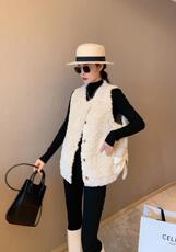 皮毛马甲，女装马甲，木木瑶果