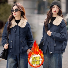 2025年冬季新款立领防风御寒保暖加厚连帽棉衣棉服冲锋衣外套，女装派克服，星宇服饰