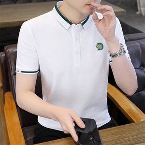 84036-P40 春秋新款短袖T恤男休闲打底衫图片