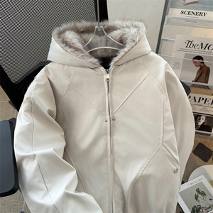 自家图9925座山雕棉服厚款米灰色黑色M到2XL,春季牛仔裤搭配鞋子男图片
