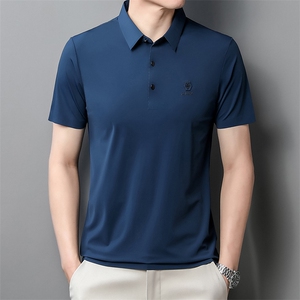 短袖男POLO衫宽松休闲夏季宽松时尚百搭半袖男士上衣QP1656-P63图片
