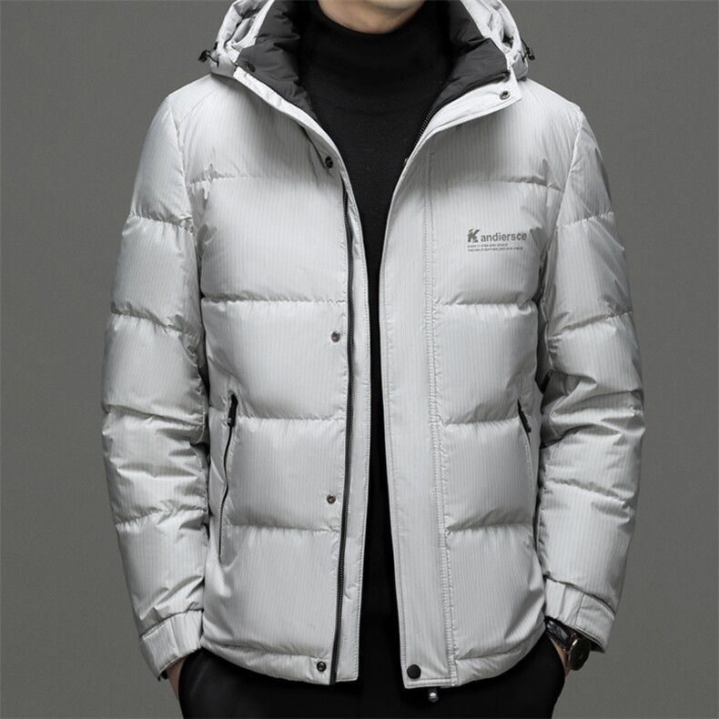 CSYR98221钱塘2020-2冬季厚款新款有帽时尚休闲中年羽绒服P225,男装羽绒服,钱塘207-2