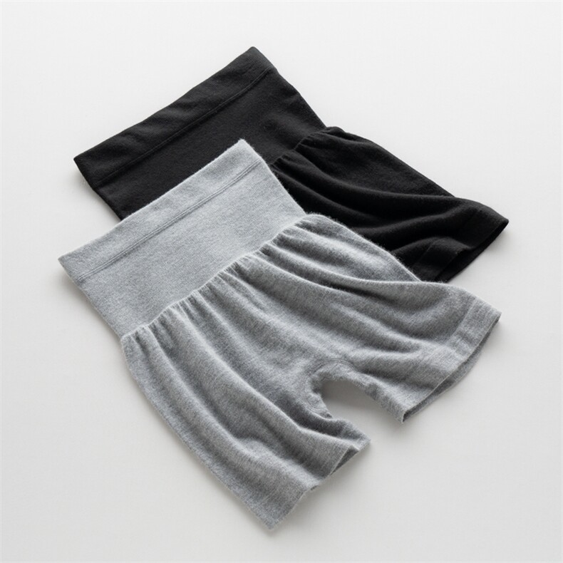 2025年秋季时尚百搭简约通勤塑身短裤，女装打底裤，江帆羊绒