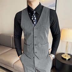 507A-MT333-P1052025春夏时尚新郎伴郎结婚礼服婚庆马甲西裤套装，男装西裤，星座507A（原星座306B-2）