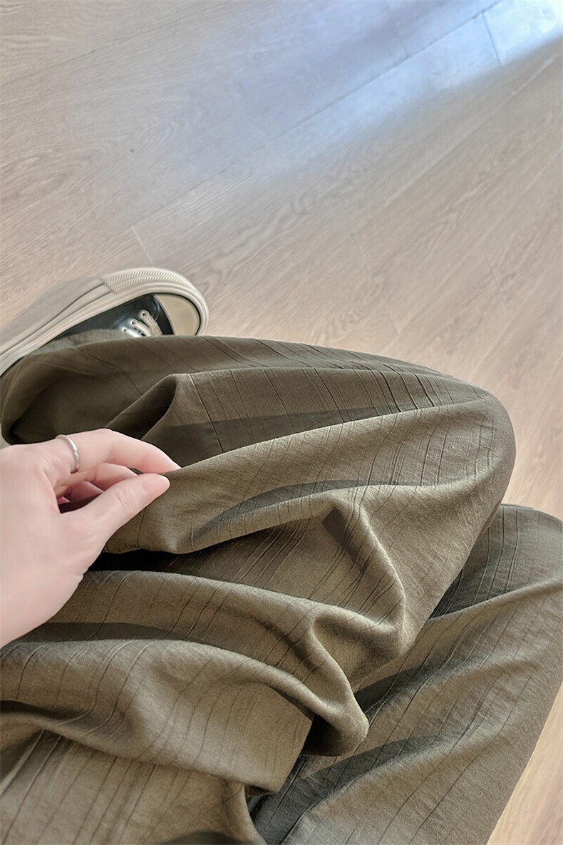 8XL-M棉麻休闲裤男防蚊裤冰丝宽松阔腿裤肌理感拖地裤男K9133P58,男装休闲裤,电商D206-1