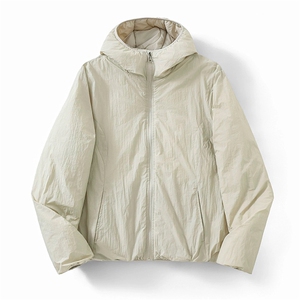 高品 气绒服（两面穿）短宽版轻量化 连帽棉服棉衣男女 A1225-P88图片