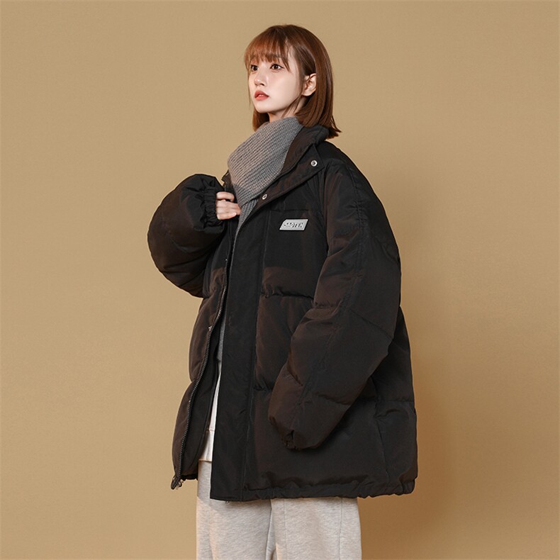 2025冬季新款中性简约百搭棉服加厚棉袄女XZ102A-4-5201-P85,男装棉衣,星座211-2