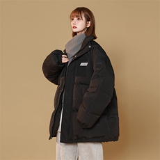 2025冬季新款中性简约百搭棉服加厚棉袄女XZ102A-4-5201-P85，男装棉衣，星座211-2