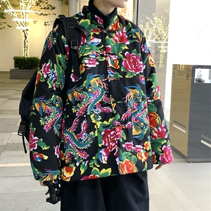 MY207风盘扣加厚保暖东北大花棉衣外套大码男女特色花棉袄潮图片