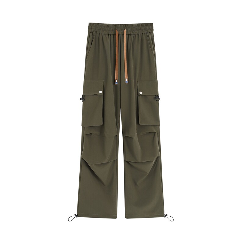 工装口袋褶皱冰丝休闲裤K101平铺92%聚酯纤维8%氨纶(S-2XL)TP28,男装休闲裤,电商A088