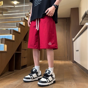 ！2025夏季新款男士星空速干短裤潮牌刺绣五分裤DK273特P20图片