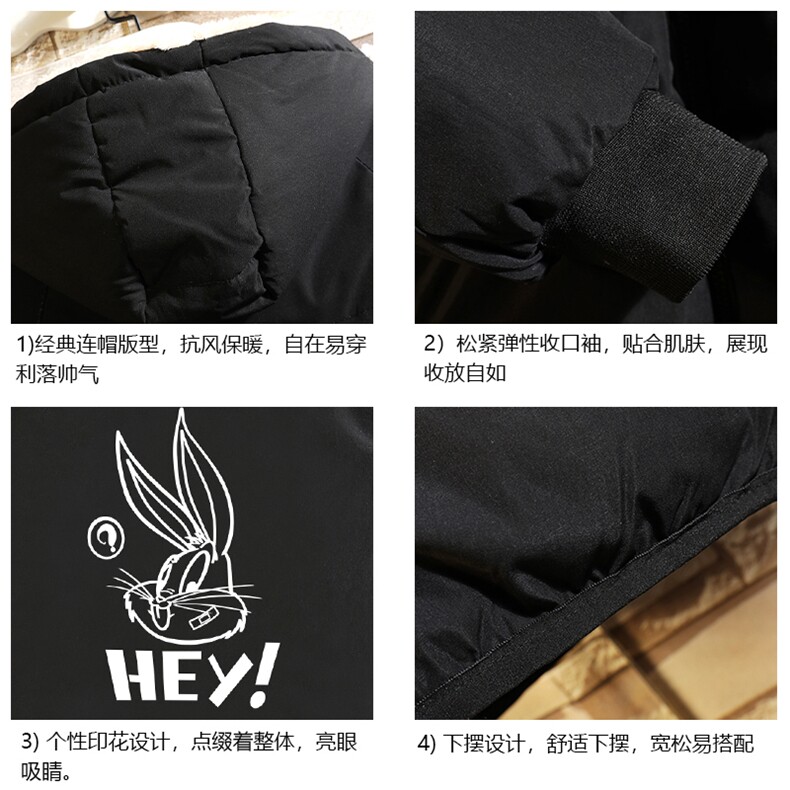 MY16179-P100加厚加绒连帽棉衣男大码棉服男面包服男砖墙挂拍,男装棉衣,电商A040A