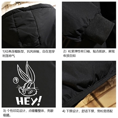 MY16179-P100加厚加绒连帽棉衣男大码棉服男面包服男砖墙挂拍，男装棉衣，电商A040A