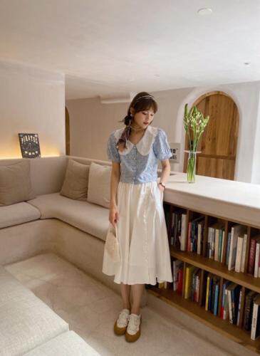 夏款上衣半裙，女装半身裙，WO YOU