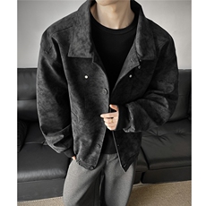 解构风拼接街头美式潮牌翻领夹克情侣宽松百搭外套W373TP78控138，男装夹克，电商A170