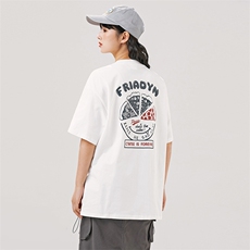 2025夏季新款男装日系潮牌纯色圆领宽松短袖休闲T恤半袖T928-F40，男装T恤，电商A101（原外27）