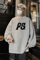 华夫格！华夫格上衣男圆领华夫格卫衣男大码长袖t恤男HY214-特P23，男装T恤，电商B367