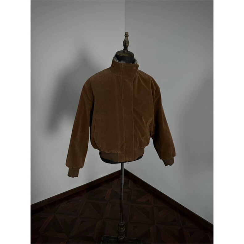 XZ-1005-1-HXD1021-P138-猎装狼王夹克麂皮座山雕正肩立领外套，男装夹克，星座1005-1