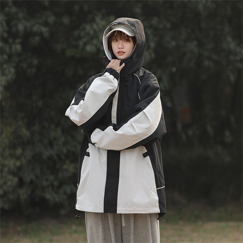 Cityboy情侣时尚连帽冲锋衣外套夹克团体班服,男装夹克,星座301D-5(原星座1415）