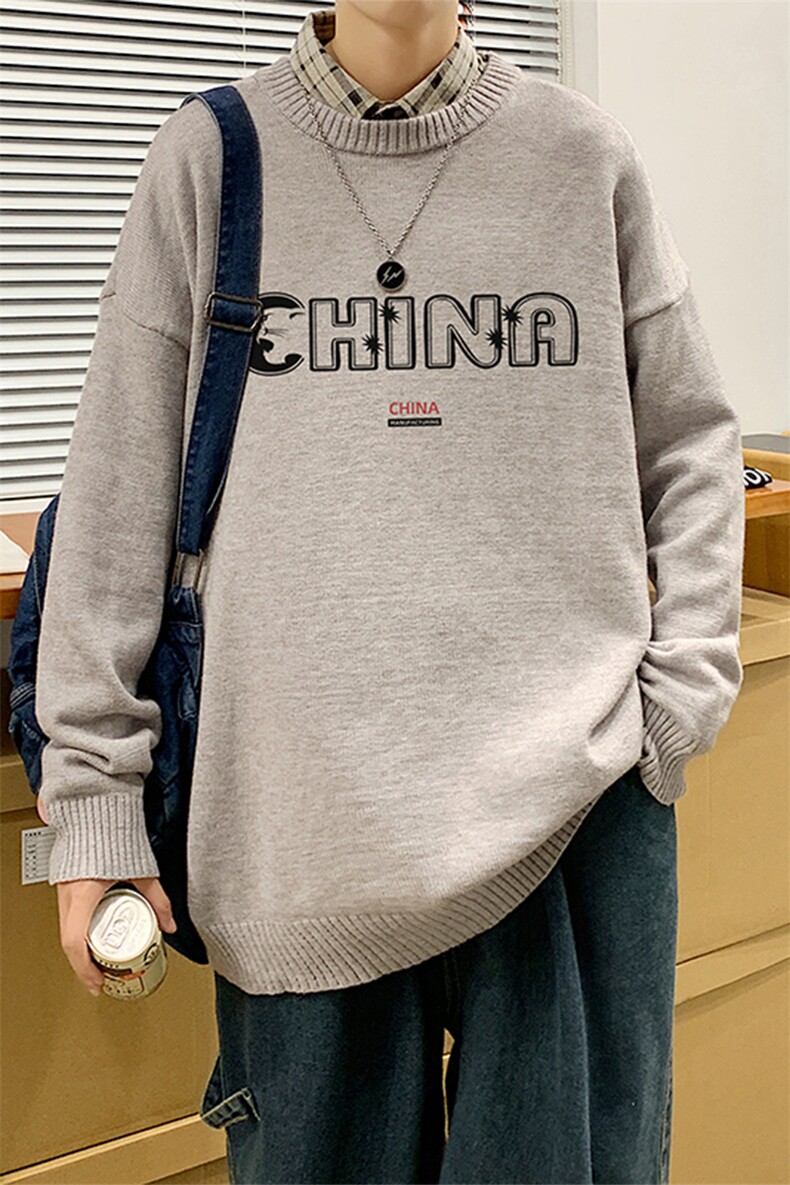 圆领毛衣男2024新款现货主推量大有差价A161-2-MY8812-P50,男装针织衫/毛衣,电商A161-2